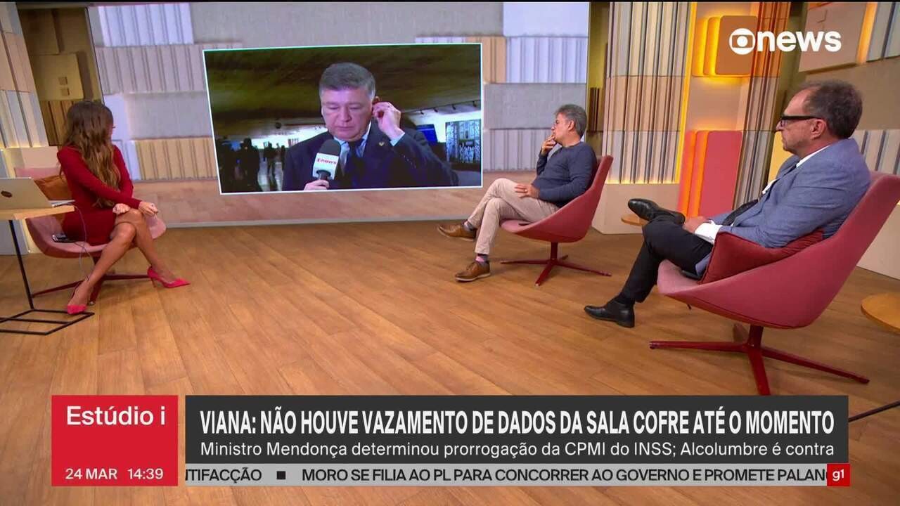 ‘Não houve vazamentos de dados da sala-cofre da CPI do INSS até o momento’, diz Viana