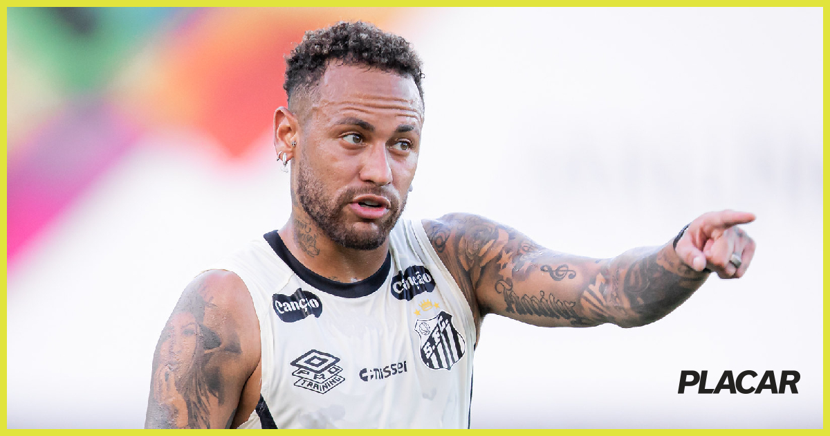 Após folga, Neymar fica fora de treino do Santos