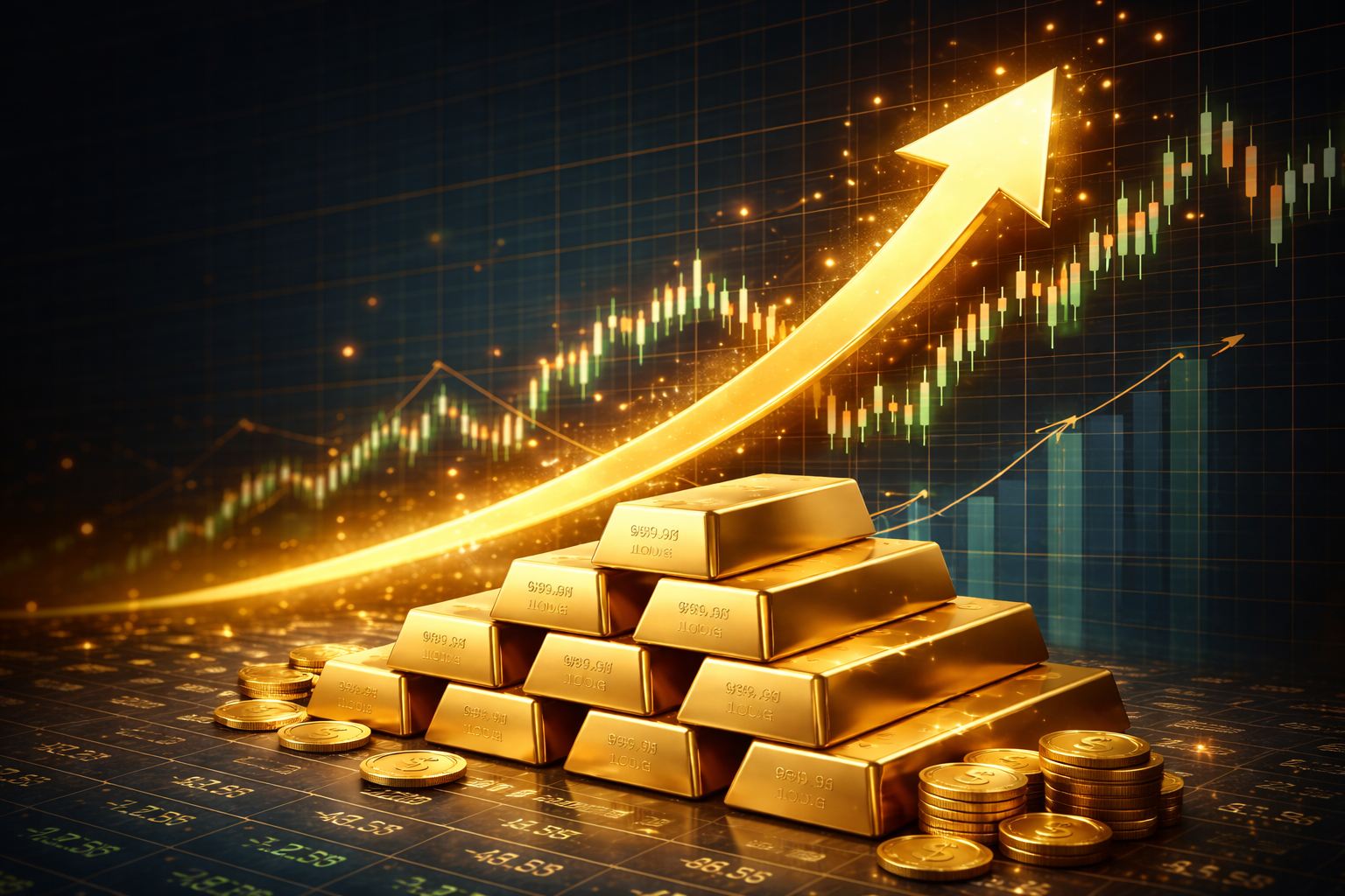 Ouro dispara com trégua no Irã, mas ainda carrega queda pesada de 16%