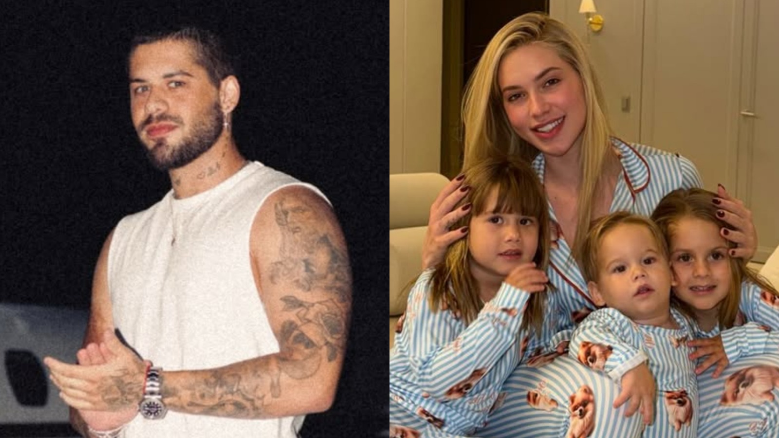 Zé Felipe sai em defesa de Virginia após viagem com os filhos aos EUA; assista Zé e Virginia