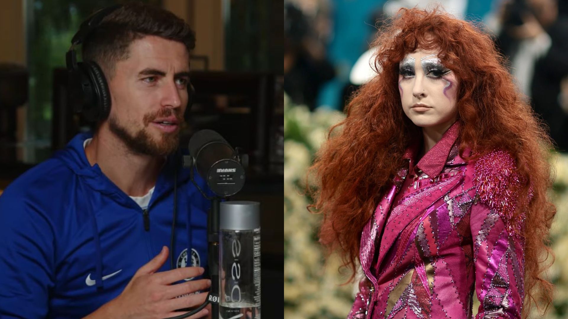 Equipe de Chappell Roan se manifesta após jornal apontar ligação dela com segurança acusado de polêmica no Brasil Fotos: Reprodução/ PodPah; Getty