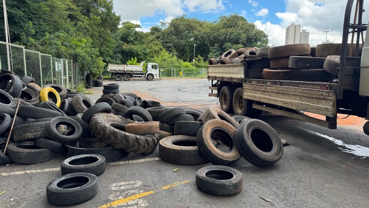 Prefeitura de Goiânia realiza Dia D de recolhimento de pneus