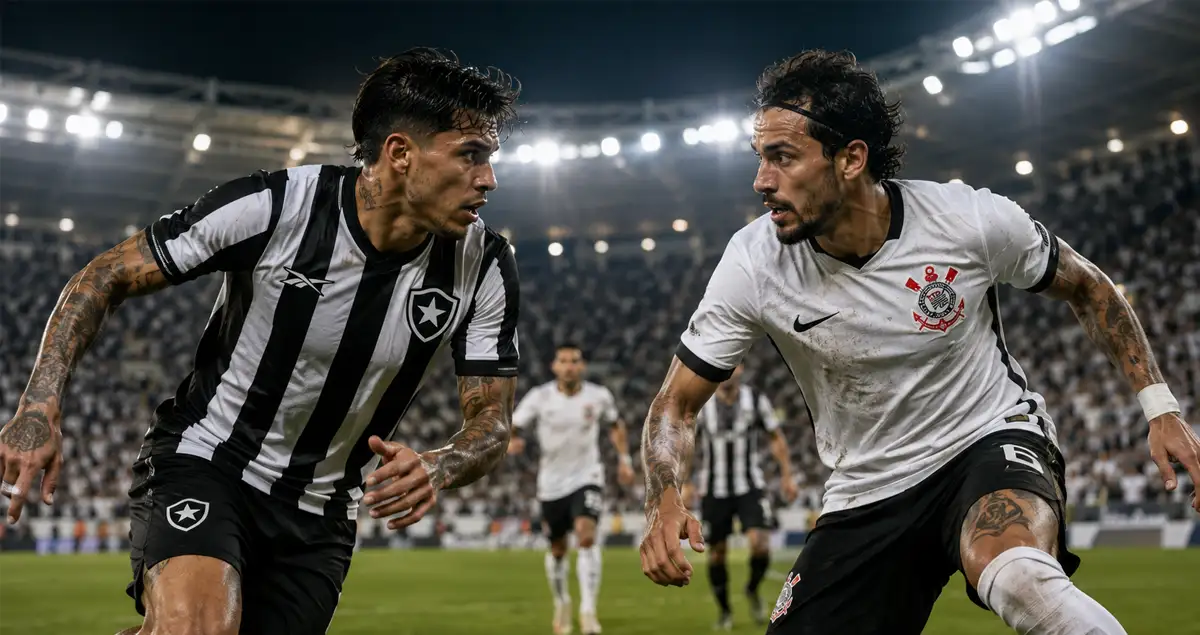 Brasileirão em Jogo: Botafogo e Corinthians duelam pela vida em confronto de vida ou morte no Rio