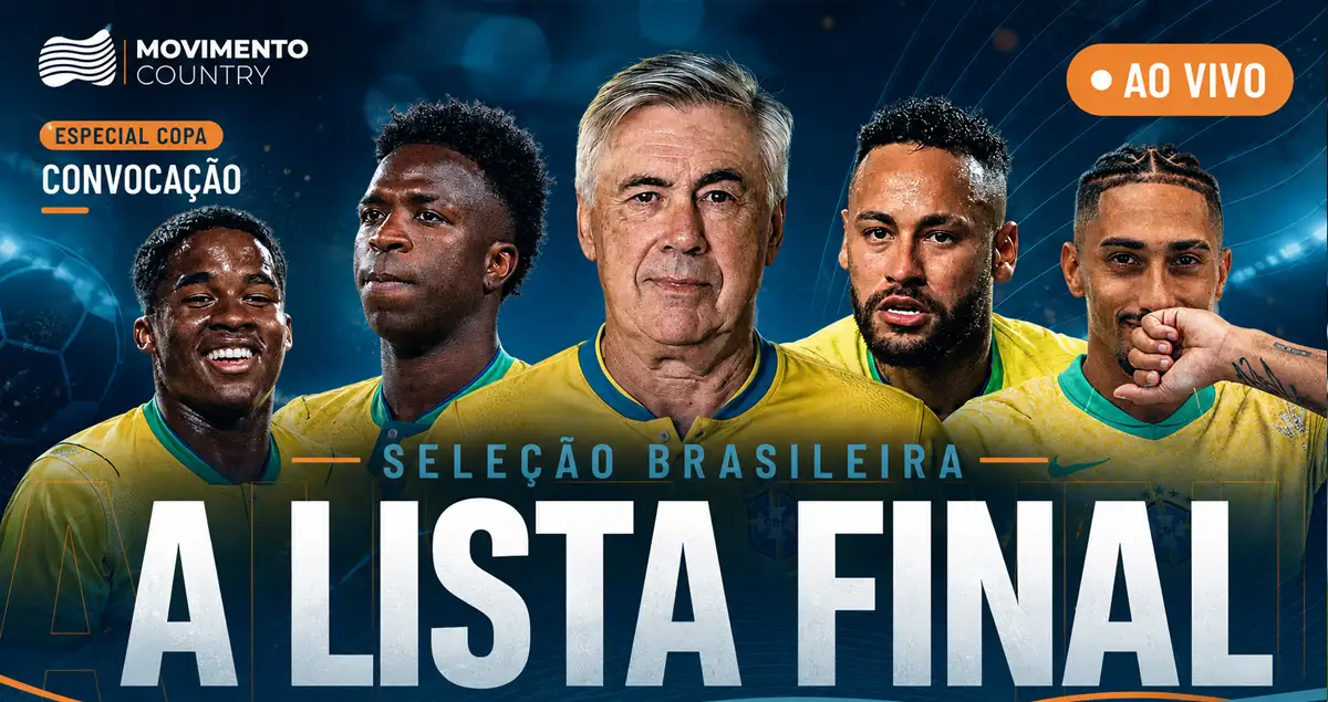 Convocações do Brasil para a Copa 2026: Ancelotti revela lista 26 sob clima de tensão e esperança