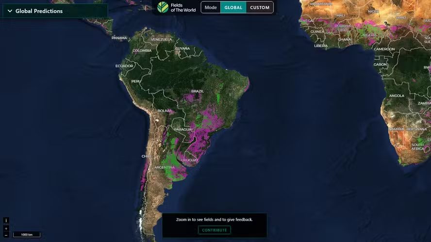 IA revolucionária mapeia 1,55 bilhão de campos agrícolas no mundo: o papel do Brasil como laboratório global