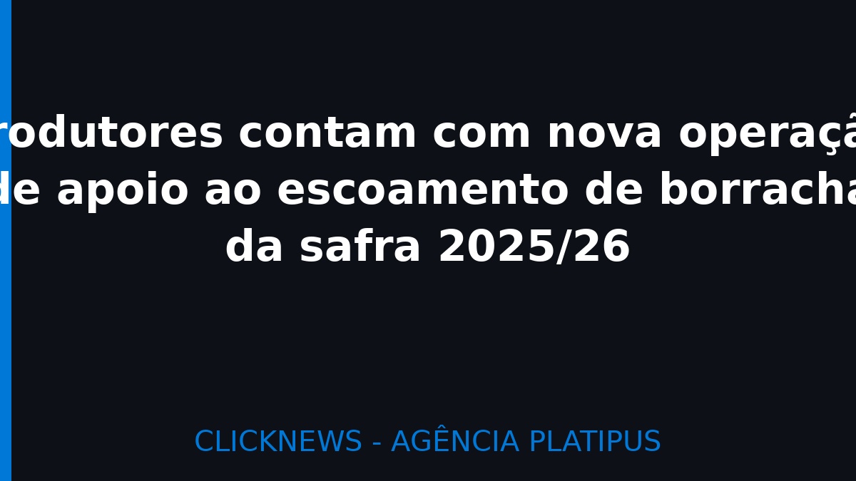 Conab abre leilões de R$ 61 milhões para escoar borracha natural: quem pode participar e como funciona