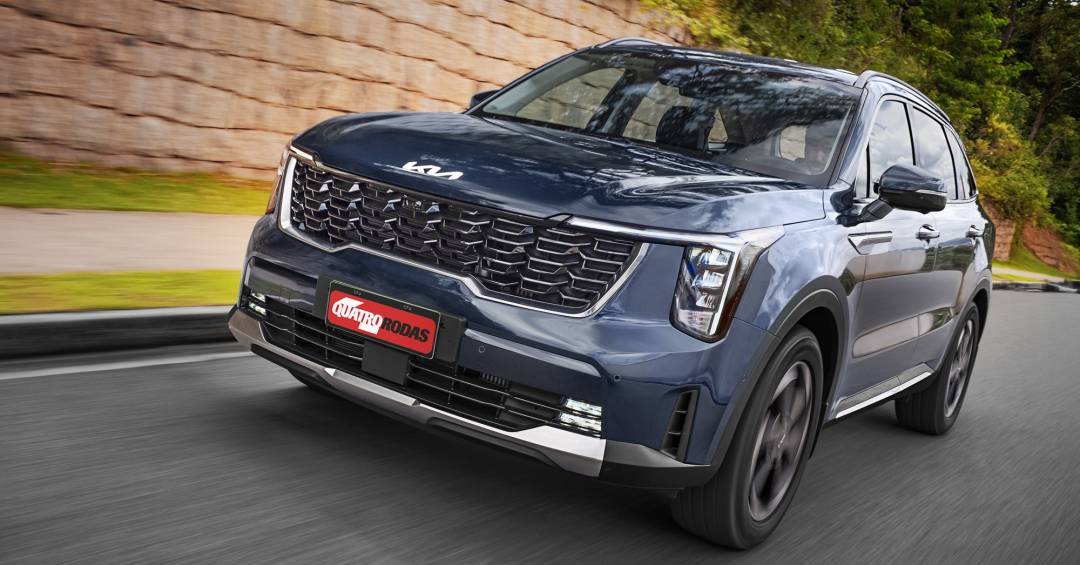 Kia Sorento chega ao Brasil como terceira via no duelo de SUVs a diesel entre Haval H9 e Toyota SW4