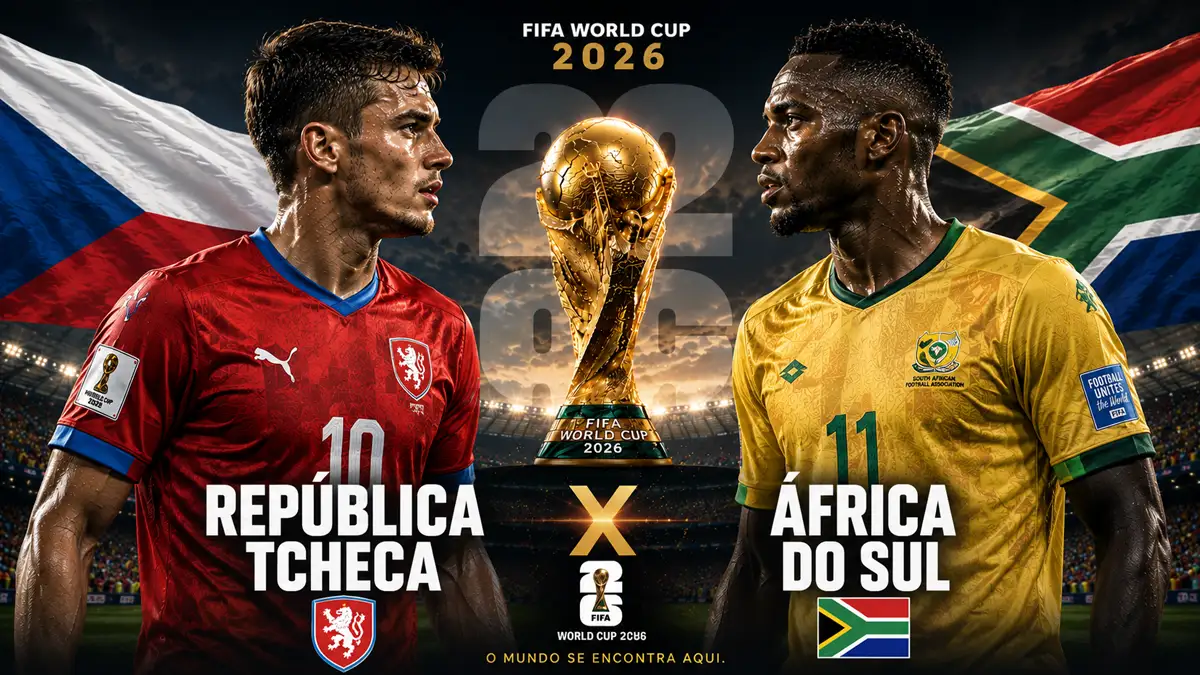 CazéTV garante transmissão de República Tcheca x África do Sul ao vivo: veja onde assistir no Mundial 2026