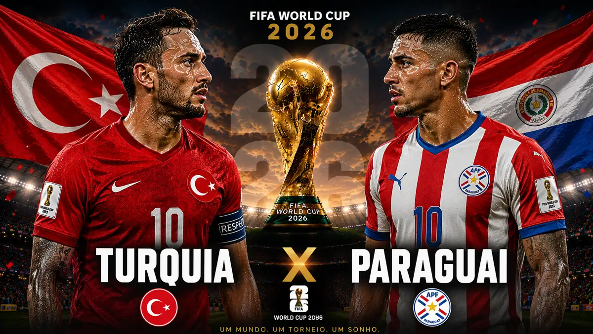 Turquia e Paraguai duelam por vaga no Mundial 2026 em confronto histórico
