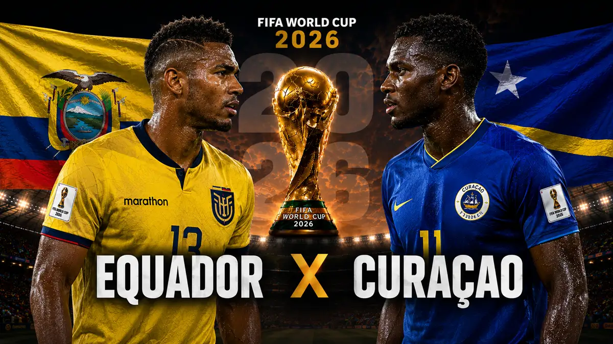 Equador x Curaçao define luta por vaga no Grupo E da Copa do Mundo 2026 neste sábado