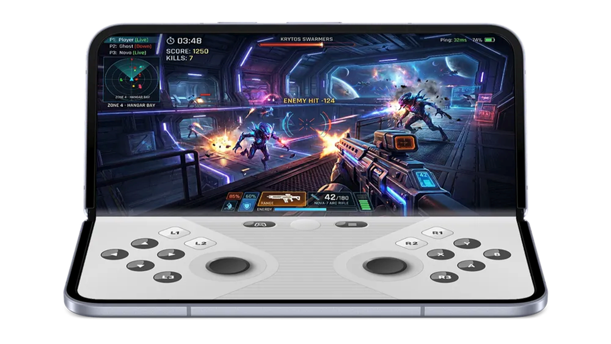 Android 17 transforma celular dobrável em console portátil no estilo Nintendo 3DS