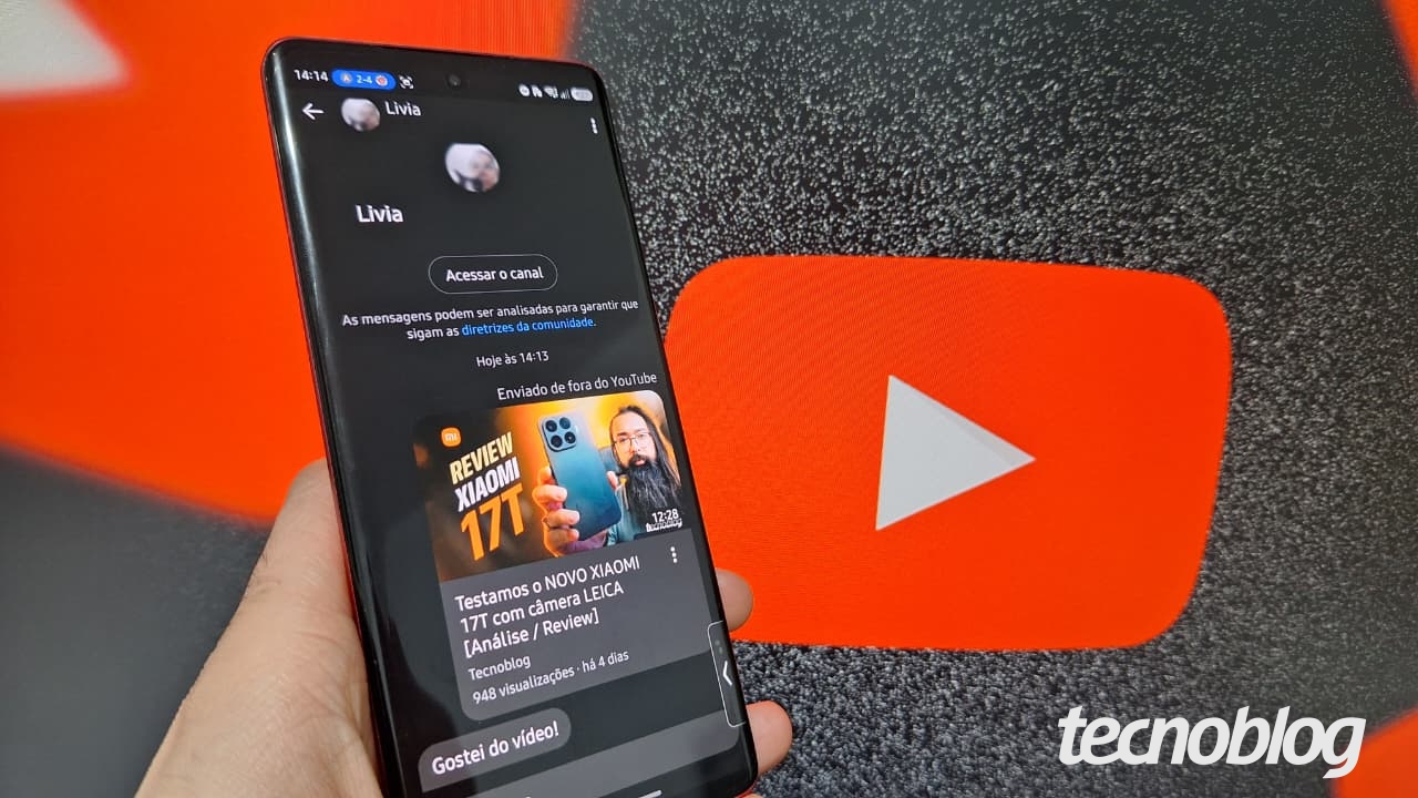 YouTube habilita mensagens diretas: como compartilhar vídeos e interagir sem sair do app
