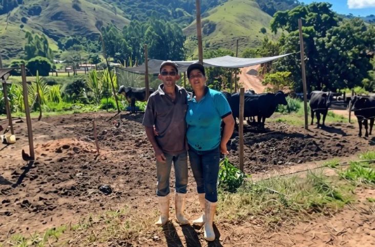Casal mineiro prova que 11 hectares bastam: fazenda em Açucena-MG bate recorde de 403 litros de leite por dia