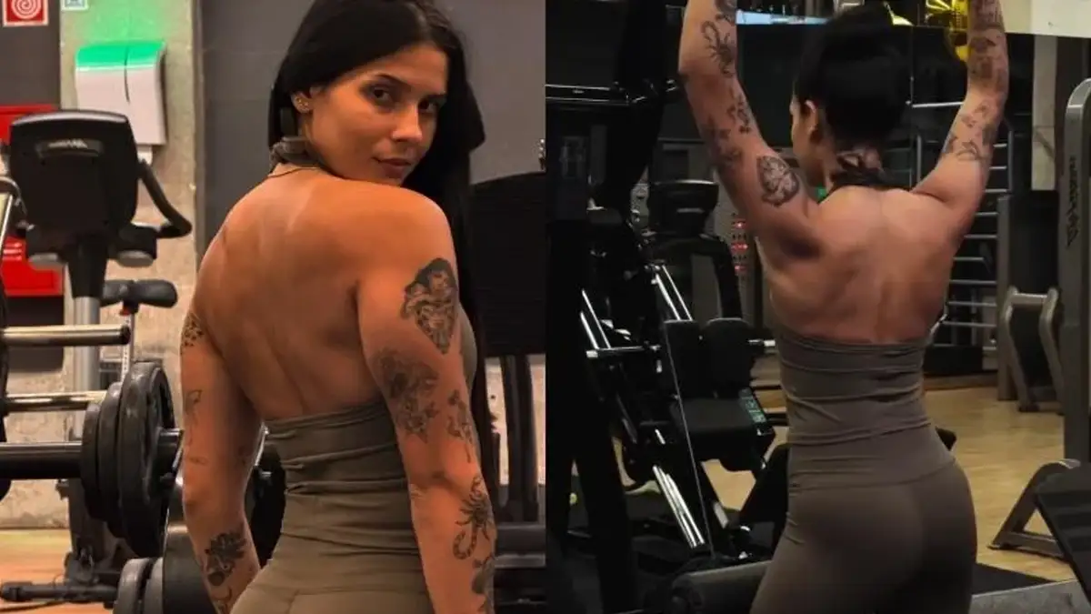 Ana Castela surpreende com treino de costas: músculos definidos e tatuagens em destaque viralizam na última quarta-feira