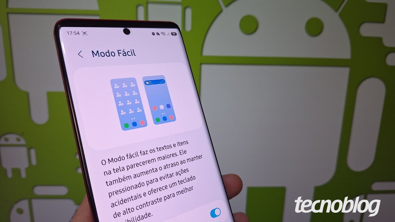Modo Fácil do Android: como ativar e personalizar em Samsung e Realme para facilitar o uso