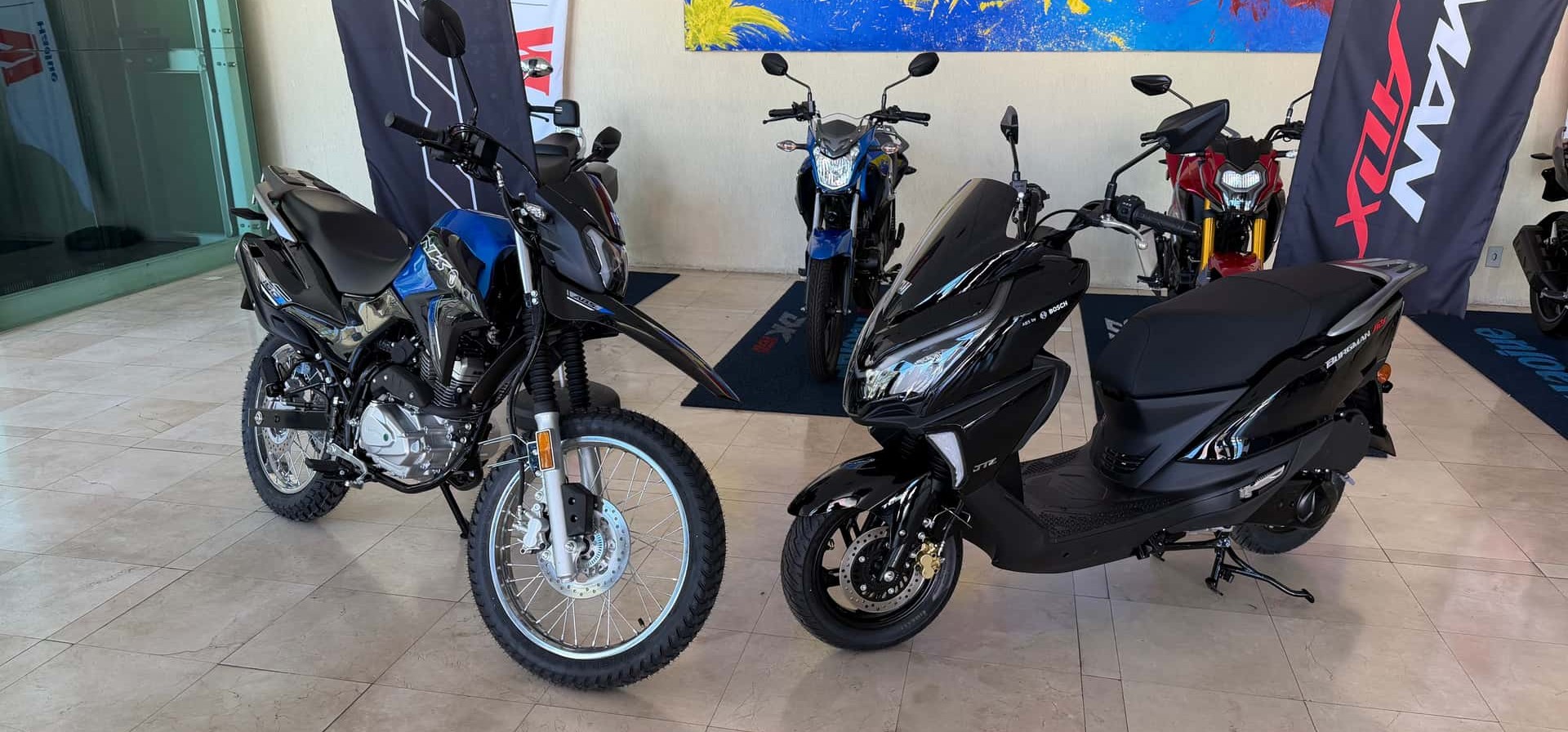 Haojue relança Burgman 125 e estreia NK 160: scooters e trails modernas chegam ao Brasil com preços agressivos