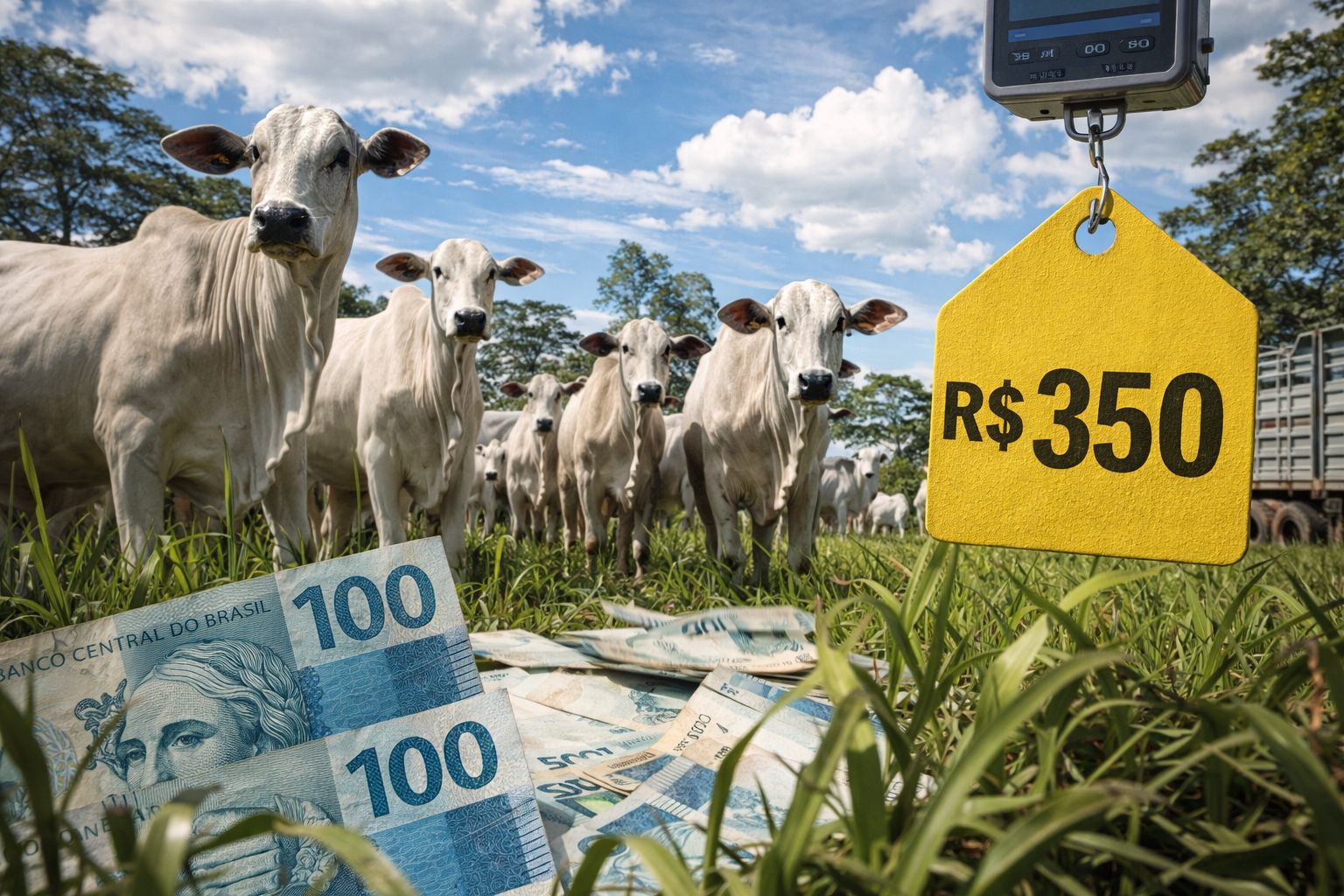Boi gordo dispara para R$ 340/@ e pecuarista assume controle nas negociações do setor