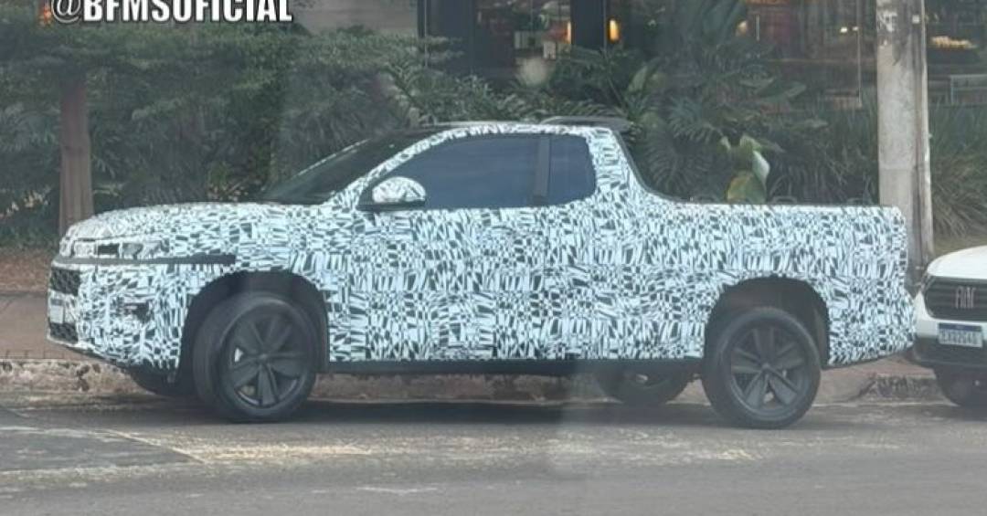 Volkswagen Tukan com cabine simples chega em 2027 para desafiar Fiat Strada no segmento de picapes