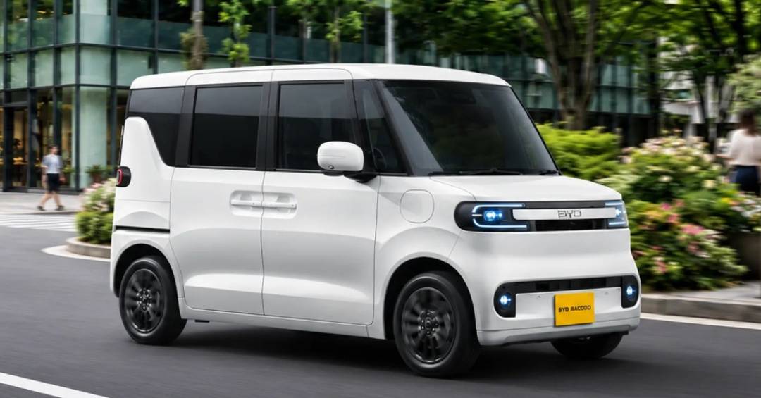 BYD Racco: primeiro kei car elétrico japonês supera 300 km de autonomia com lançamento em julho de 2026