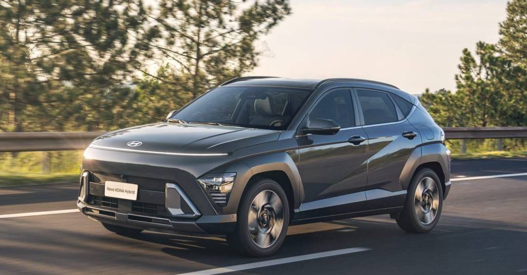 Hyundai Kona híbrido tem R$ 40 mil de desconto e vira ‘SUV 1.0’ no preço: 18,4 km/l e equipamentos premium